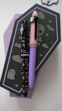 Esterbrook x Sweet Kawaii Design Pastel Halloween Pink Fountain Pen with Ghost