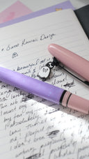 Esterbrook x Sweet Kawaii Design Pastel Halloween Pink Fountain Pen with Ghost