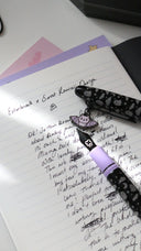 Esterbrook x Sweet Kawaii Design Pastel Halloween Black Fountain Pen with Bat
