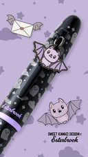 Esterbrook x Sweet Kawaii Design Pastel Halloween Black Fountain Pen with Bat