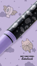 Esterbrook x Sweet Kawaii Design Pastel Halloween Black Fountain Pen with Bat