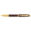 Sheaffer® 100 9370 Glossy Coffee Brown Fountain Pen With PVD Gold-Tone Trim