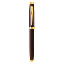 Sheaffer® 100 9370 Glossy Coffee Brown Fountain Pen With PVD Gold-Tone Trim