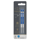Parker Gel Ballpoint Pen Refills Blue Ink – Pack of 2