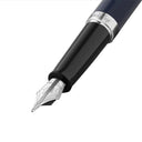 Waterman Hémisphère 2022 Special Edition Deluxe Blue Chrome Trim Fountain Pen