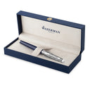 Waterman Hémisphère 2022 Special Edition Deluxe Blue Chrome Trim Fountain Pen