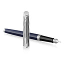 Waterman Hémisphère 2022 Special Edition Deluxe Blue Chrome Trim Fountain Pen