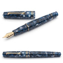 Leonardo Momento Zero Fountain Pen - Blue Sorrento with Gold Trim
