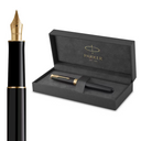 Parker Sonnet Matte Black Gold Trim Fountain Pen