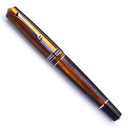 Leonardo Momento Zero Grande 2.0 Fountain Pen  - Sea Anemone with Silver Trim