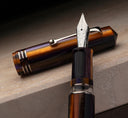 Leonardo Momento Zero Grande 2.0 Fountain Pen  - Sea Anemone with Silver Trim