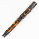 Conklin Endura Deco Crest Fountain Pen in Orange with Gunmetal Trim