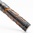 Conklin Endura Deco Crest Fountain Pen in Orange with Gunmetal Trim