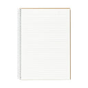 MARUMAN SPIRAL NOTE BASIC NOTEBOOK A5 6.5MM. LINE RULED 80 SHEETS