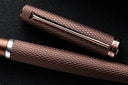 Diplomat Viper Fountain Pen in Brown Guilloche