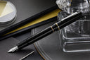 Delta Spaccanapoli Fountain pen - D'Angio (Black) with Silver Trim