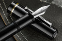 Delta Spaccanapoli Fountain pen - D'Angio (Black) with Silver Trim