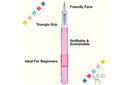 Pilot Kakuno Fountain Pen - Pink