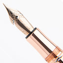 Conklin Endura Deco Crest Fountain Pen in Blue with Rosegold Trim