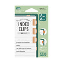 Midori Chiratto Index Clips Orange - Small