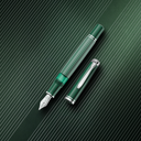 Pelikan Souveran M815 Fountain Pen - Metal Striped Green (Special Edition)