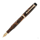 Opus 88 Harmony Eyedropper Fountain Pen - Brown with Rose Gold Trim