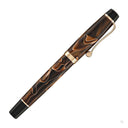 Opus 88 Harmony Eyedropper Fountain Pen - Brown with Rose Gold Trim