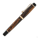Opus 88 Harmony Eyedropper Fountain Pen - Brown with Rose Gold Trim