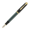 Pelikan Souveran M600 Black & Green Fountain Pen