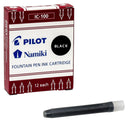 PILOT Namiki IC100 Fountain Pen Ink Cartridges, Black, 12-Pack