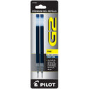 Pilot G2 Gel Ink Refills, Navy, 2 Pack