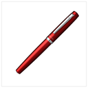 Platinum Procyon Fountain Pen - Carmine Red