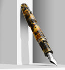 Leonardo Momento Zero Grande 2.0 Fountain Pen  - Sottobosco with Silver Trim
