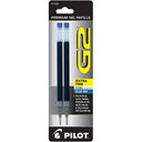 Pilot G2 Gel Ink Refills, Blue, 2 Pack