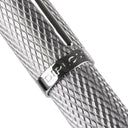 Diplomat Viper Fountain Pen in Silver Guilloche
