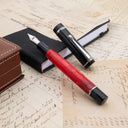 CONKLIN DURAGRAPH FOUNTAIN PEN RED
NIGHTS; STUB NIB