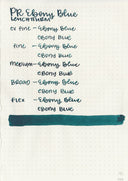 PRIVATE RESERVE INK, 60ML INK BOTTLE;
EBONY BLUE