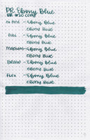 PRIVATE RESERVE INK, 60ML INK BOTTLE;
EBONY BLUE